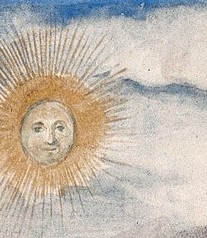 The Sun in The young king with the sceptre of seven stars