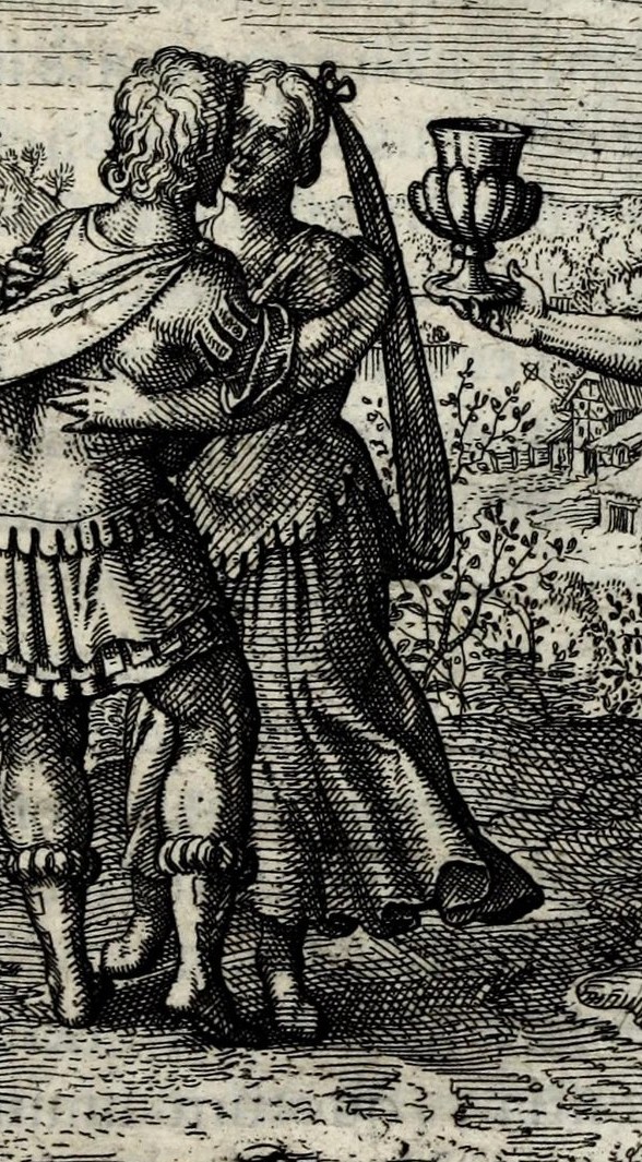 The Child in Conjunge fratrem cum sorore & propina illis poculum amoris