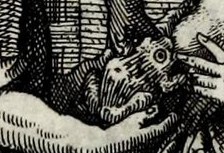 The Demon and the Monster in Appone mulieri super mammas bufonem, ut ablactet eum, & moriatur mulier, sitque bufo grossus de lacte