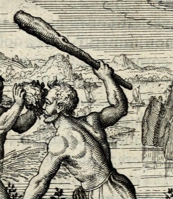 Death and the Skull in Si de quattuor unum Occidas, subitò mortuus omnis erit