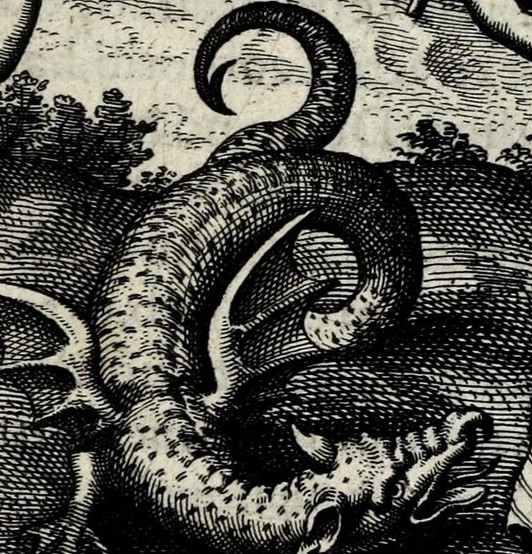 The Dragon in DRACO non moritur, nisi cum fratre & sorore sua interficiatur, qui sunt Sol & Luna