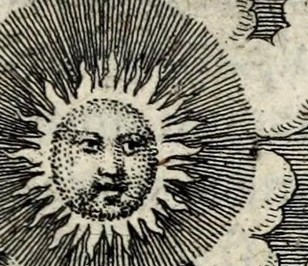 The Sun in Sol indiget lunâ, ut gallus gallinâ