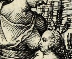 The Child in Ceres Triptolemum, Thetis Achillem, ut sub igne morari assuefecit, sic artifex lapidem