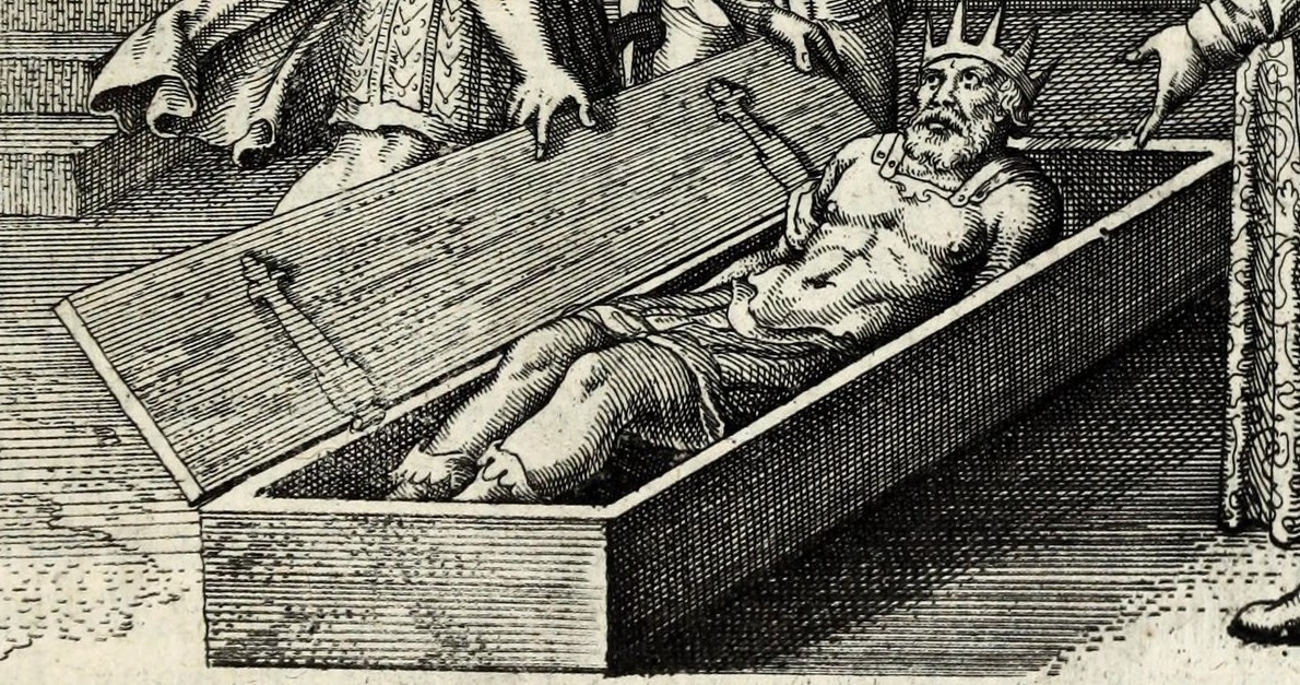 Death and the Skull in Dolo Typhon Osyridem trucidat, artúsque illius Hinc inde dissipat, sed hos collegit Isis inclyta