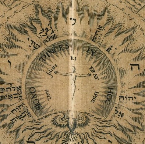 The Sun in The Name in the pyramid, Christ in the sun, and the two commandments round the rim
