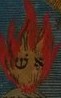 Fire in The engraved title of the Amphitheatrum Sapientiae Aeternae