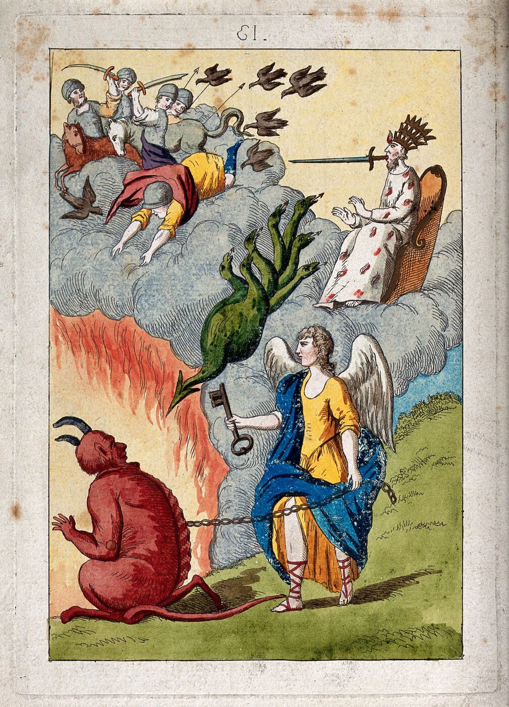 The King with Three Crowns and the Seven-Headed Hydra