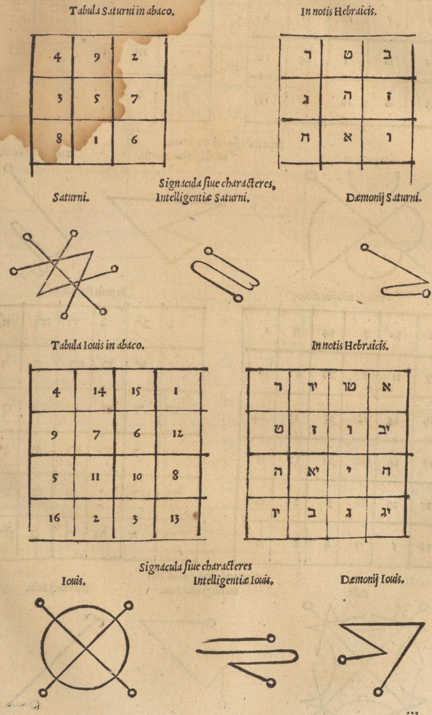 The Tables of Saturn and Jupiter