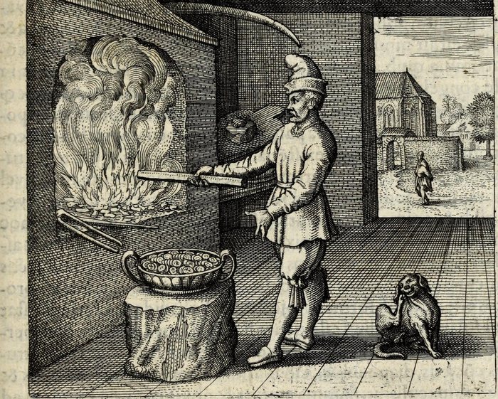 Ignire ignis amat, non aurificare, sed aurum, Matthaus Merian, attributed, for Michael Maier