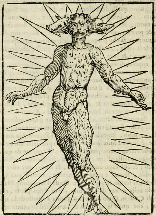 Imagine di Saturno, che significa il tempo presente, passato, & avenire, An unsigned block, for Vincenzo Cartari and Lorenzo Pignoria, 1615, the edition revised by Lorenzo Pignoria