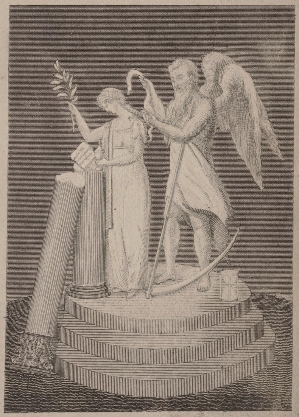 The Weeping Virgin, the Broken Column and Time