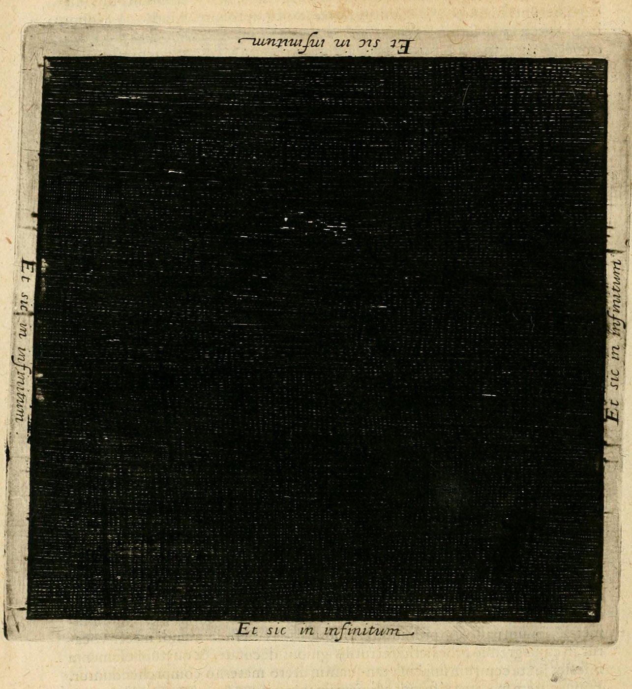 Et sic in infinitum