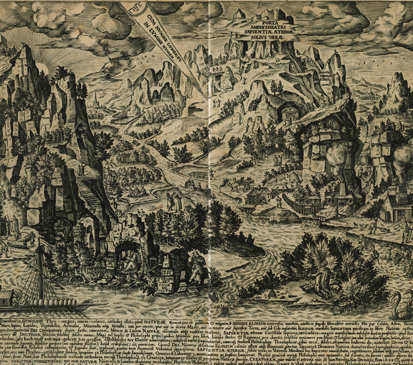 Adumbratio Gymnasii Theo-magici, macro-cosmici, catholici