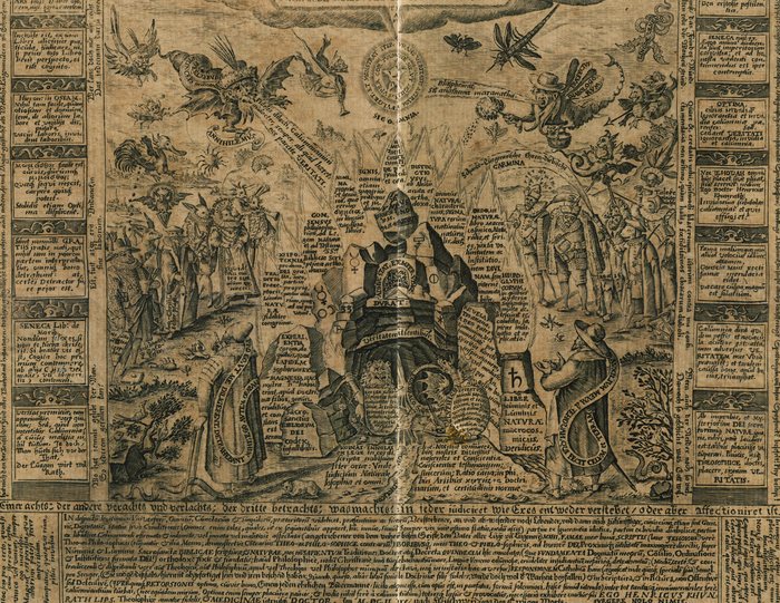 Against the slanderers, by right of retort, Heinrich Khunrath, designer, 1602, printed 1609