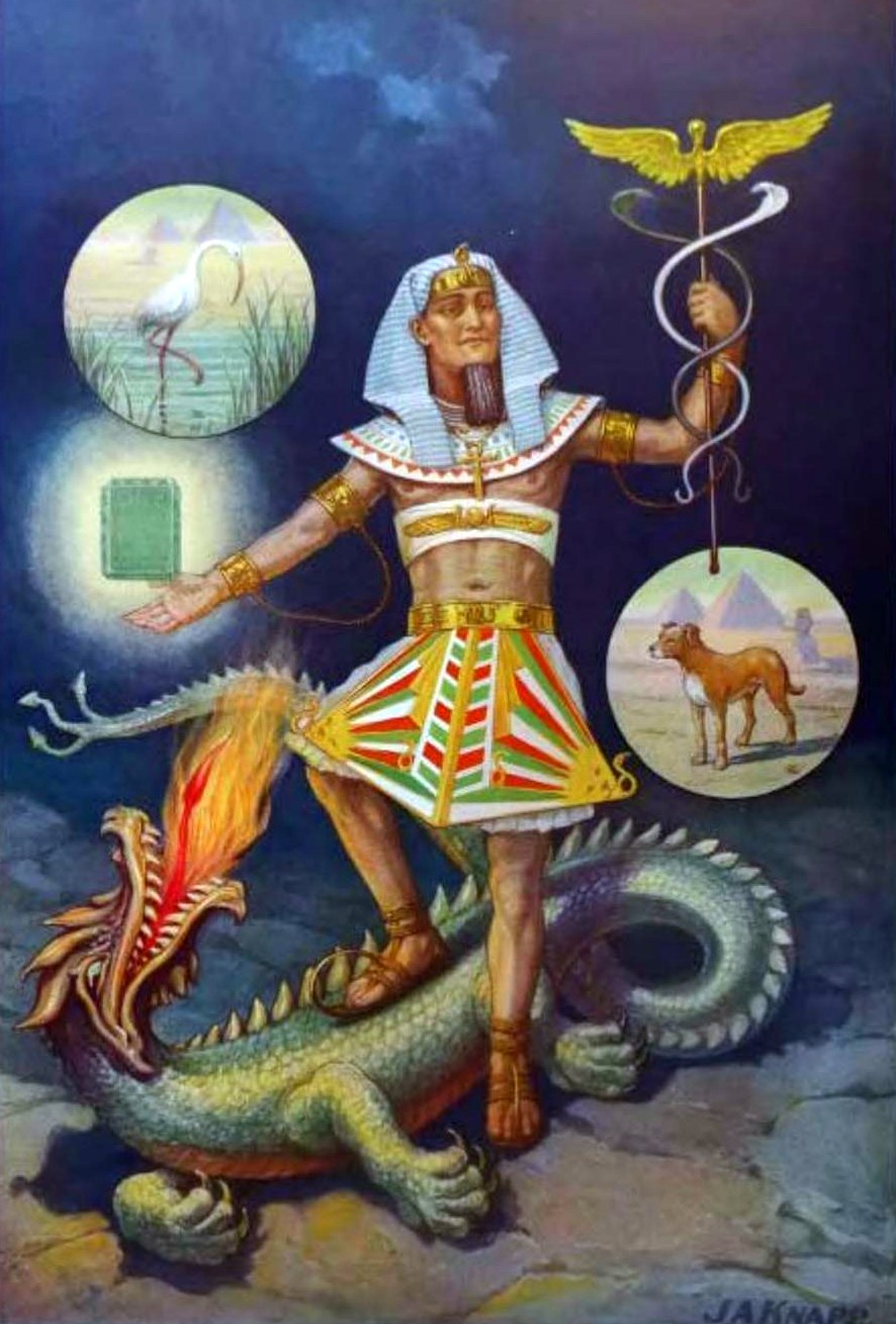 Hermes Standing upon the Back of Typhon