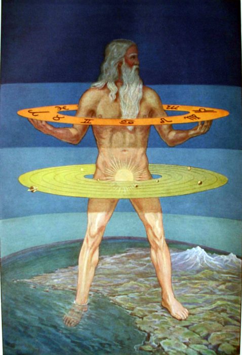 The Grand Man of the Zohar, J. Augustus Knapp, attributed, colour plate, 1928