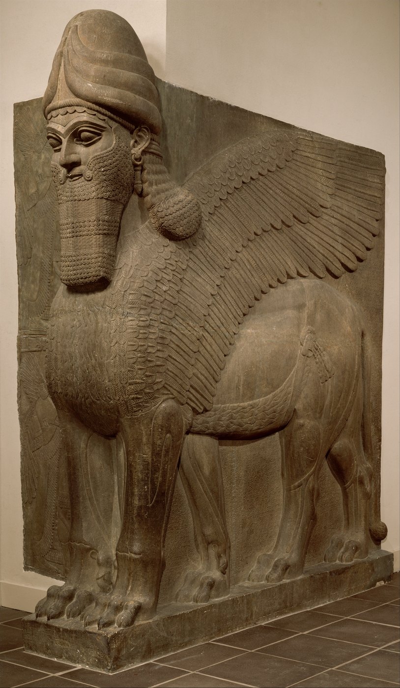 Human-headed winged lion