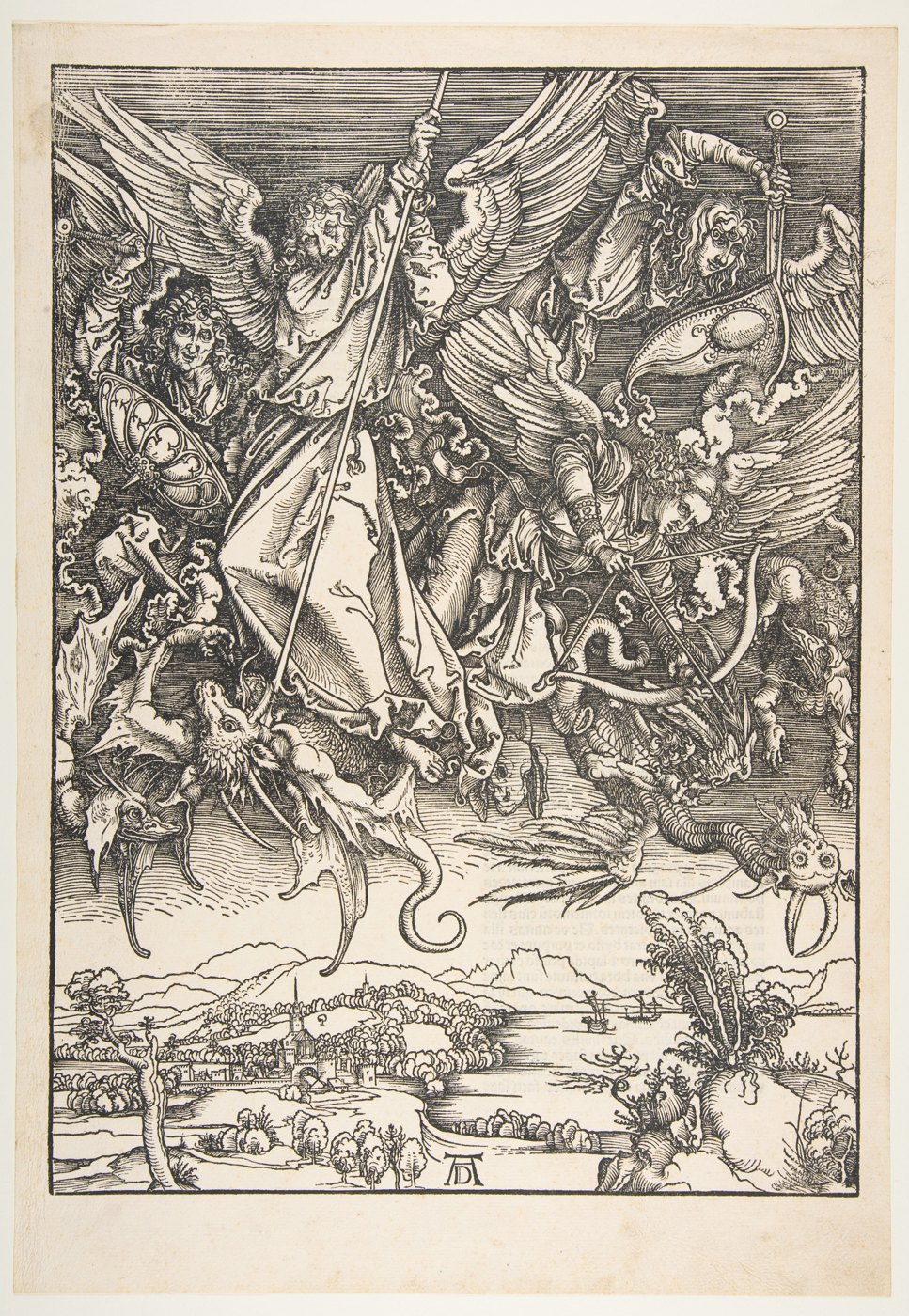 Saint Michael Fighting the Dragon