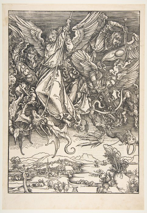 Saint Michael Fighting the Dragon