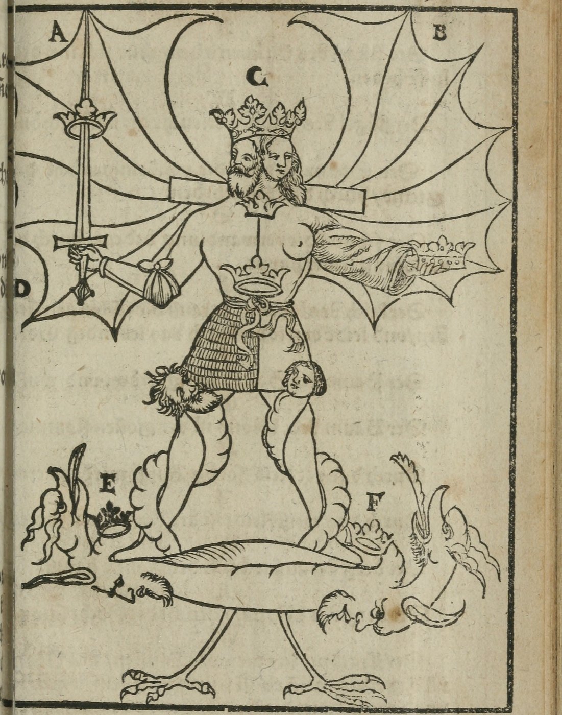 The sword, the two crowns and the dragon