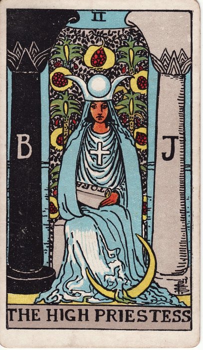 The High Priestess (II), Pamela Colman Smith