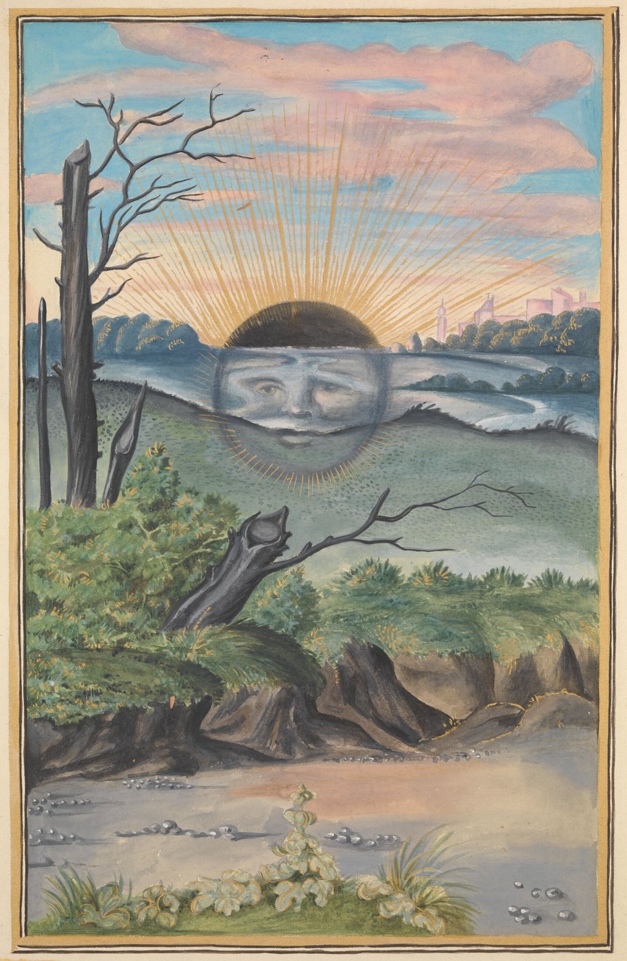 The black sun over the blighted country