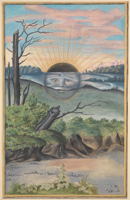 The black sun over the blighted country
